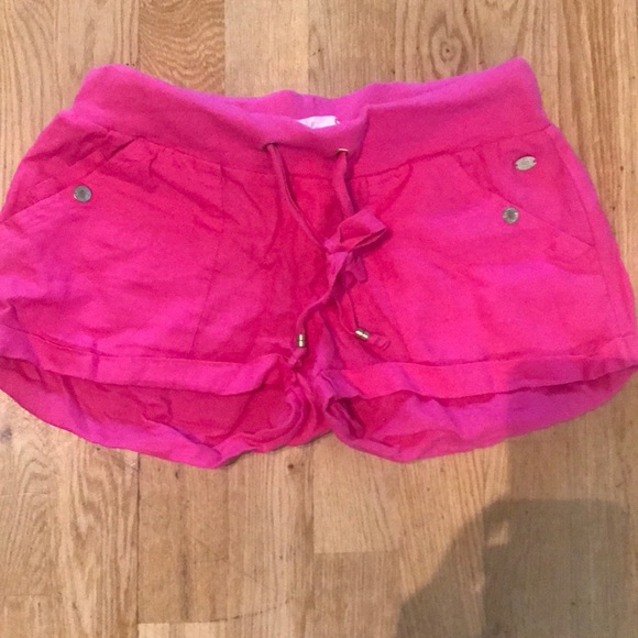 G by Guess Pants - Pink linen guess shorts